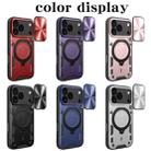 For iPhone 17 Pro CD Texture Sliding Camshield Magnetic Holder Phone Case(Red) - 2