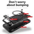 For iPhone 17 Air CD Texture Sliding Camshield Magnetic Holder Phone Case(Blue) - 3