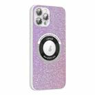 For iPhone 14 Colorful Glitter Magnetic Magsafe TPU + PC Phone Case(Pink) - 1