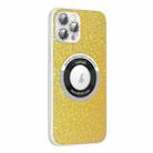 For iPhone 14 Colorful Glitter Magnetic Magsafe TPU + PC Phone Case(Bright Yellow) - 1