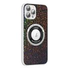 For iPhone 14 Colorful Glitter Magnetic Magsafe TPU + PC Phone Case(Black) - 1