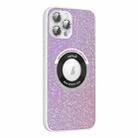 For iPhone 14 Plus Colorful Glitter Magnetic Magsafe TPU + PC Phone Case(Pink) - 1