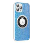 For iPhone 14 Pro Colorful Glitter Magnetic Magsafe TPU + PC Phone Case(Blue) - 1