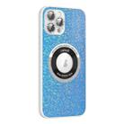 For iPhone 13 Pro Colorful Glitter Magnetic Magsafe TPU + PC Phone Case(Blue) - 1