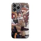 For iPhone 13 Oil Painting Pattern Glossy PC Phone Case(Oil Portrait) - 1