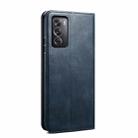 For OPPO Reno12 Pro 5G Global Oil Wax Crazy Horse Texture Leather Phone Case(Navy Blue) - 3