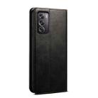 For OPPO Reno12 Pro 5G Global Oil Wax Crazy Horse Texture Leather Phone Case(Black) - 3
