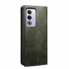 For OPPO A3 Pro 5G Global Oil Wax Crazy Horse Texture Leather Phone Case(Dark Green) - 3