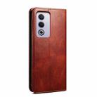 For OPPO A3 Pro 5G Global Oil Wax Crazy Horse Texture Leather Phone Case(Brown) - 3