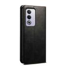 For OPPO A3 Pro 5G Global Oil Wax Crazy Horse Texture Leather Phone Case(Black) - 3
