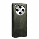 For OPPO Find X8 Oil Wax Crazy Horse Texture Leather Phone Case(Dark Green) - 3