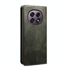For OPPO F29 5G Global Oil Wax Crazy Horse Texture Leather Phone Case(Dark Green) - 3