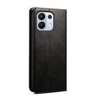 For OPPO K13 5G India Oil Wax Crazy Horse Texture Leather Phone Case(Black) - 3