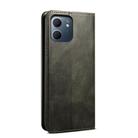 For OPPO Reno14 Pro 5G Global Oil Wax Crazy Horse Texture Leather Phone Case(Dark Green) - 3