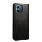 For OPPO Reno14 Pro 5G Global Oil Wax Crazy Horse Texture Leather Phone Case(Black) - 3