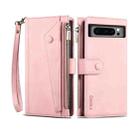 For Google Pixel 8 Pro ESEBLE Retro Frosted RFID Flip Leather Phone Case(Rose Gold) - 1