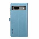 For Google Pixel 8A ESEBLE Star Series Lanyard Zipper Wallet RFID Leather Case(Blue) - 3