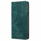 For Honor 200 5G RFID Anti-theft Brush Magnetic Leather Phone Case(Green) - 2