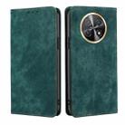 For Huawei Enjoy 60X RFID Anti-theft Brush Magnetic Leather Phone Case(Green) - 1