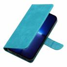 For vivo V30e 5G Global Calf Texture Buckle Flip Leather Phone Case(Blue) - 3