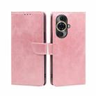 For Huawei nova 11 Pro 4G / 11 Ultra 4G Calf Texture Buckle Flip Leather Phone Case(Rose Gold) - 1