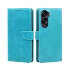 For Honor X50i 5G / 9 Lite Calf Texture Buckle Flip Leather Phone Case(Blue) - 1