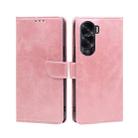 For Honor X50i 5G / 9 Lite Calf Texture Buckle Flip Leather Phone Case(Rose Gold) - 1