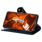 For OPPO A3 Pro 5G India Zipper Bag Leather Phone Case(Black) - 3