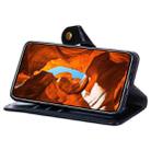 For vivo iQOO Z9 Turbo Zipper Bag Leather Phone Case(Black) - 3