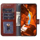 For vivo S19 Pro Zipper Bag Leather Phone Case(Brown) - 2