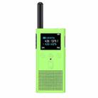 For Xiaomi Walkie Talkie 2S Walkie Talkie Silicone Case(Luminous Green) - 1