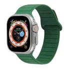 For Apple Watch 8 41mm Loop Magnetic Silicone Watch Band(Green) - 1