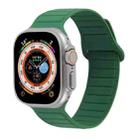 For Apple Watch 7 41mm Loop Magnetic Silicone Watch Band(Green) - 1
