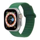 For Apple Watch SE 2022 44mm Loop Magnetic Silicone Watch Band(Green) - 1