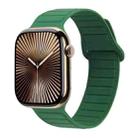 For Apple Watch Series 10 42mm Loop Magnetic Silicone Watch Band(Green) - 1