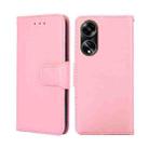 For OPPO A1 5G Crystal Texture Leather Phone Case(Pink) - 1