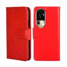 For OPPO Reno10 Pro 5G Crystal Texture Leather Phone Case(Red) - 1