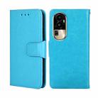 For OPPO Reno10 Pro 5G Crystal Texture Leather Phone Case(Sky Blue) - 1