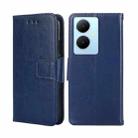 For vivo Y78 Plus 5G Crystal Texture Leather Phone Case(Royal Blue) - 1
