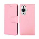 For Huawei nova 11 4G Crystal Texture Leather Phone Case(Pink) - 1