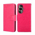 For Huawei nova 11 Pro 4G / 11 Ultra 4G Crystal Texture Leather Phone Case(Rose Red) - 1