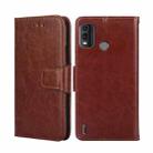 For Nokia G11 Plus Crystal Texture Leather Phone Case(Brown) - 1