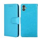 For Samsung Galaxy F14 5G Crystal Texture Leather Phone Case(Sky Blue) - 1