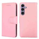 For Samsung Galaxy S24+ 5G Crystal Texture Leather Phone Case(Pink) - 1