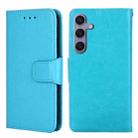 For Samsung Galaxy S24+ 5G Crystal Texture Leather Phone Case(Sky Blue) - 1