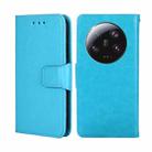 For Xiaomi 13 Ultra 5G Crystal Texture Leather Phone Case(Sky Blue) - 1