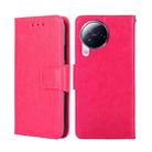 For Xiaomi Civi 3 5G Crystal Texture Leather Phone Case(Rose Red) - 1