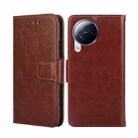 For Xiaomi Civi 3 5G Crystal Texture Leather Phone Case(Brown) - 1