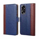 For OPPO A1 5G Ostrich Texture Horizontal Flip Leather Phone Case(Blue) - 1