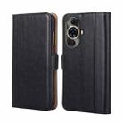 For Huawei nova 11 Pro 4G / 11 Ultra 4G Ostrich Texture Horizontal Flip Leather Phone Case(Black) - 1